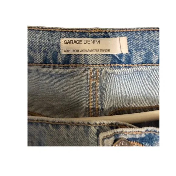 Garage Light Blue Distressed Boyfriend Jeans - Picture 4 of 5